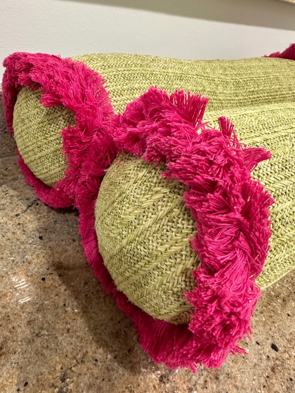 NWOT TOMMY BAHAMAS PALM BEACH BOLSTER PILLOWS